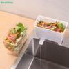 Drainable Kitchen Trash Storage Box - Multi-Use Food Waste Container for Sink, Wall-Mounted or Fish Tank Filter