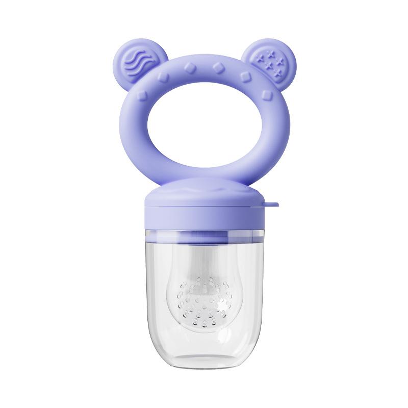 Set di Ciucci Frutta in Silicone per Svezzamento - Kit Strumenti per Mangiare Integratori Alimentari per Neonati