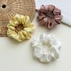 Matte Luster Muted Color Scrunchies Minimalist Gray Blue Elastic Bands Soft Touch Hair Ties For Daily Casual Wear