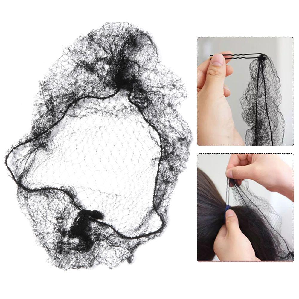 Fashion Hair Accessories Elastic Edge Bun Cover Invisible Hairnet Fine Mesh Wig Net Ballet Snood