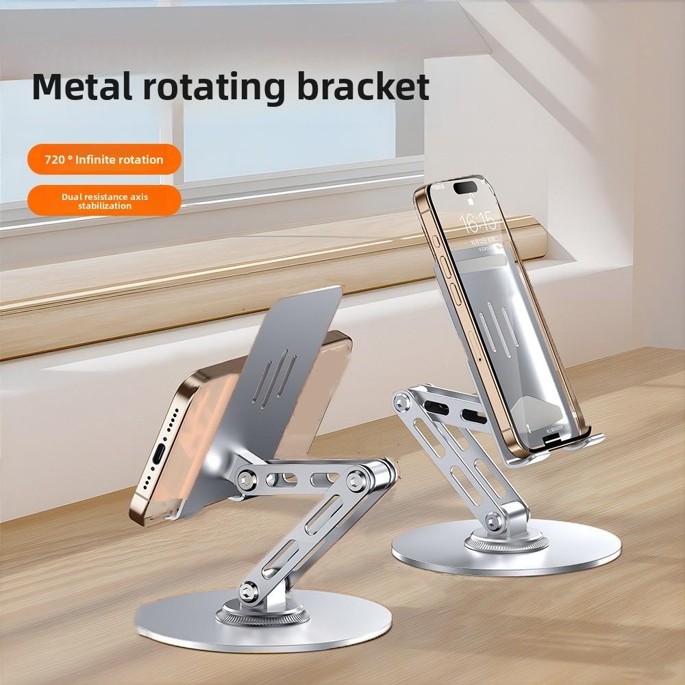 Folding Mobile Phone Holder Stand 360 ° Rotating Table Cell Phone Stand  Mobile Phone