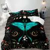 Comforter 3 Pcs Mushroom Bedding Set Butterfly Queen Boys Girls Kids Bedding Star Galaxy Botanical Boho Aesthetic Ultra Soft
