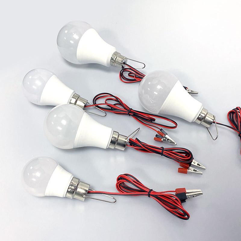 Led Bulb Dc 12V-85V 3W 5W 7W 9W 12W With 1.2M Wire Led Lamp 6500K Light Lamp For Home Decoration Led Lamp Home Decor