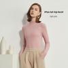Women's Hyaluronic Acid Thermal Slimming Long Sleeve T-Shirt - Half High Neck, Autumn/Winter Base Layer