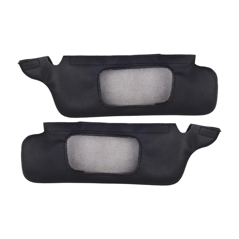 Ford Mustang 1994-2004 Links Rechts Sonnenblendenabdeckung Schwarz Paar