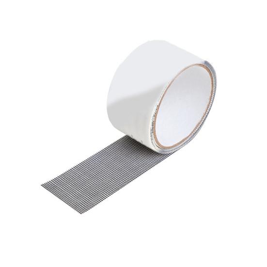 2 Rolls Window Screen Repair Tape 5cm Width Self-Adhesive Window Screen Repair Patch for Mosquito Nets Tents Weatherproof Anti-Insect Fly Mesh Broken