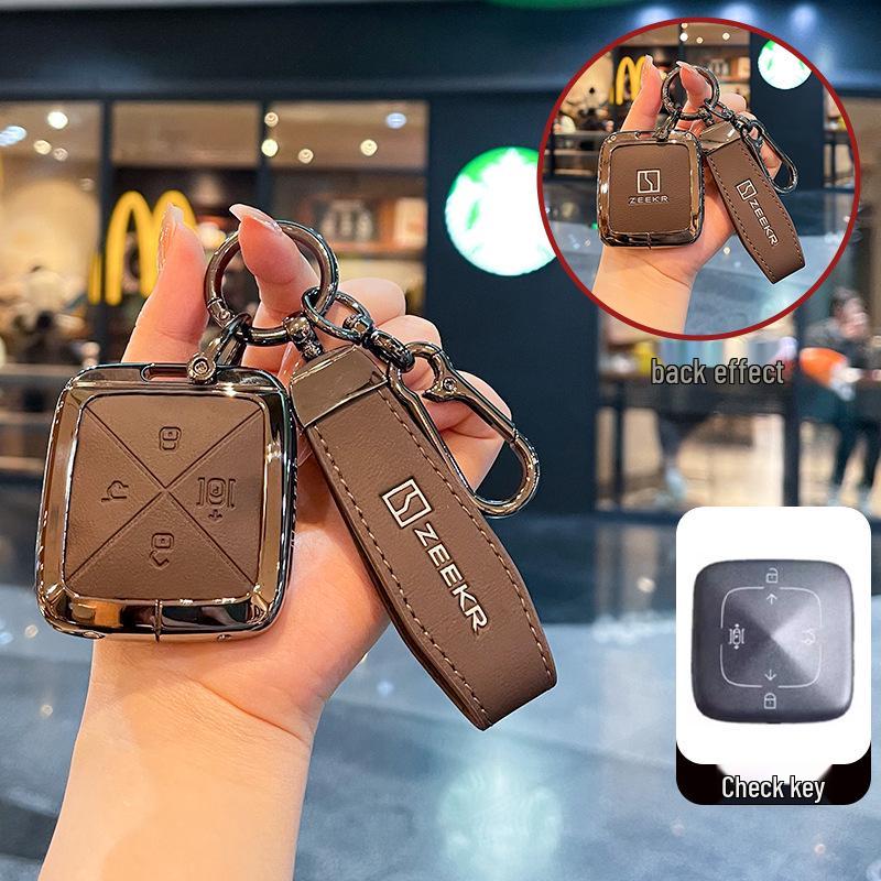 Zeekr 001/007GT/7X/009X Schlüsseletui: Schutz-Metallgehäuse mit Schnalle für Fernbedienung