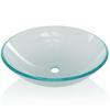 Tempered Glass Wash Basin 42 Cm Matte Finish