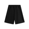 Li-Ning Sports Lifestyle Series Solid Color Mid-Rise Comfortable Breathable Straight Leg Casual Shorts Men Shorts Black AKSV307-4