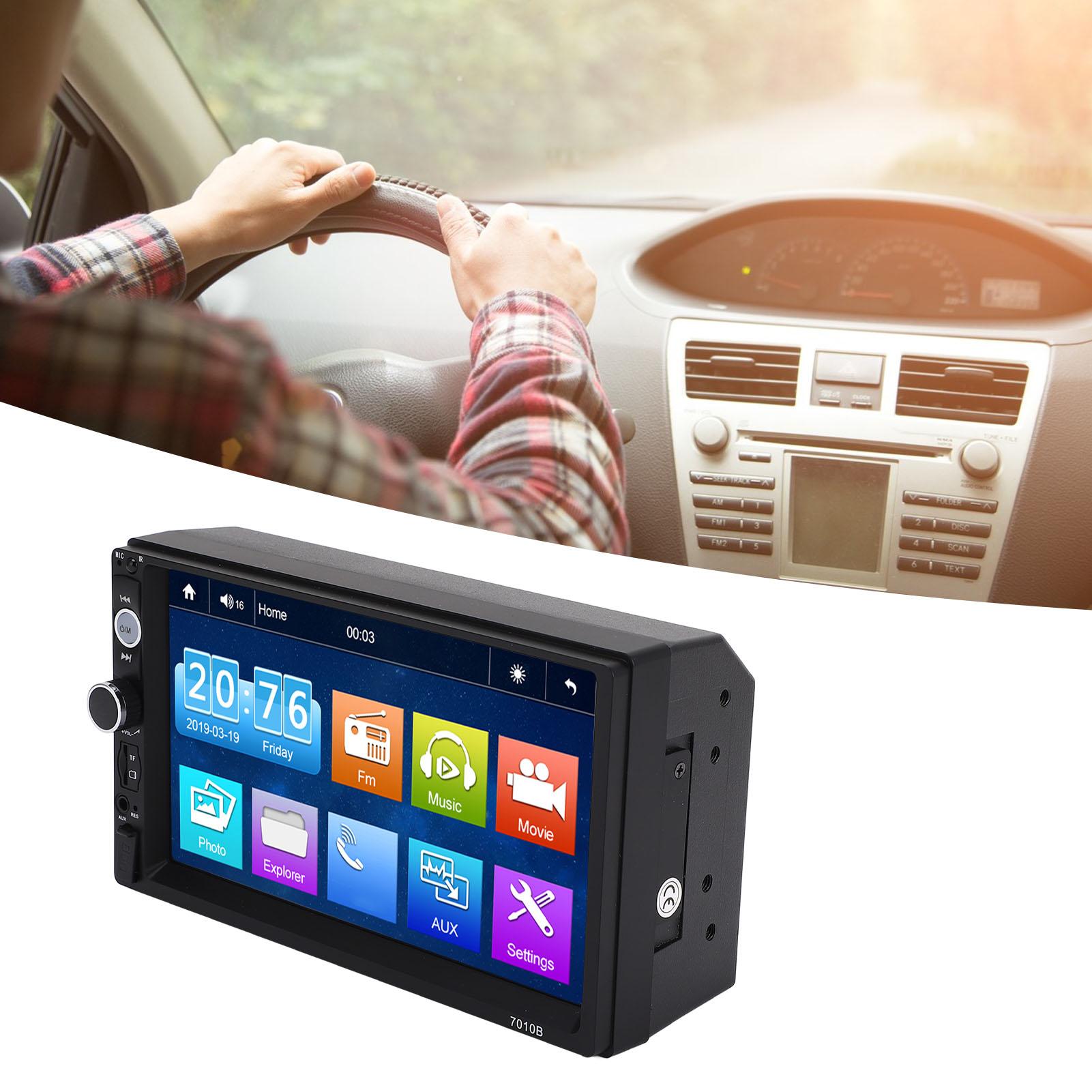 

7-дюймовый сенсорный экран головное устройство DC12V для Carplay беспроводной для Android Auto Bluetooth AUX MP5 плеер автомобильный мультимедийный приемник типа A