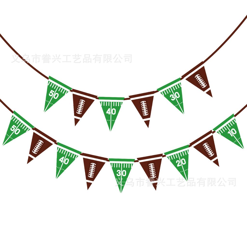 Spot Sport Themenparty Flagge Tennis Baseball Golf Dekoration Flagge Party Dekoration Banner