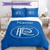 3Pcs Custom Name Fc Porto Bedding Set Duvet Cover Closure Includes 1Duvet Cover 2Pillowcases Soft And Comfortable For All Seasons