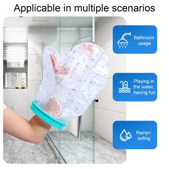 Shower Care Cover Reusable Cast Bag Waterproof Quick Drying Injured Arm Shower Sleeve Arm Injury Shower Protector