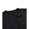 Herren Casual Sport -farbiges strukturiertes T-Shirt und Hemd, Herren Rundhals-Kurzarm-Oberteil