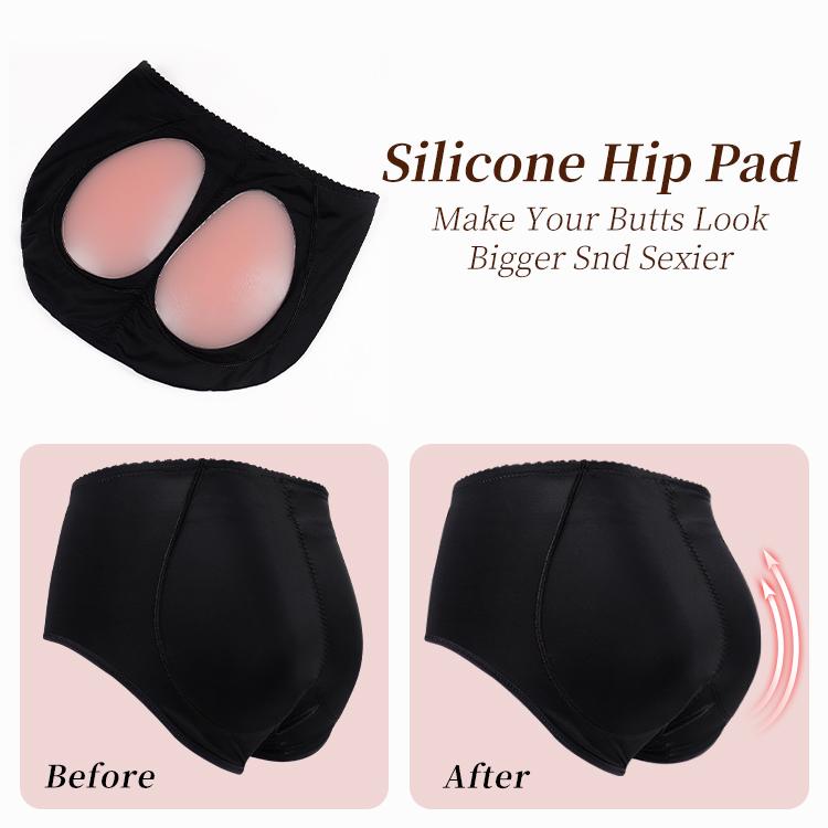 Mutandine Imbottite per Aumento Glutei e Fianchi in Silicone Senza Cuciture Invisibili Senza Adesivi Mutandine Modellanti Materiale in Nylon