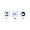 19" power strip, 8 sockets, 2USB, 2.1A, LogiLink PDU, overload protection