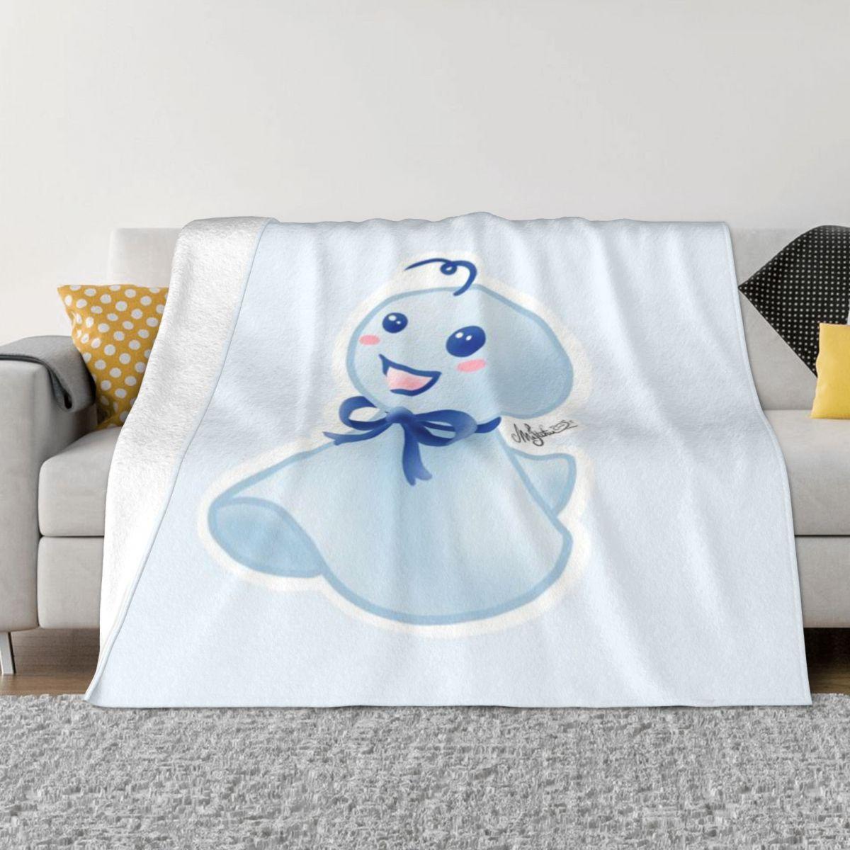 Teru Teru Bozu Blue Happy Personalized Home Decor An Ultra-Soft Micro Fleece Blanket 50x60in