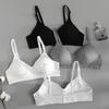 Teen Girls' Pure Cotton Push-up Bra for Small Busts - Thin Style, Cross-border Design