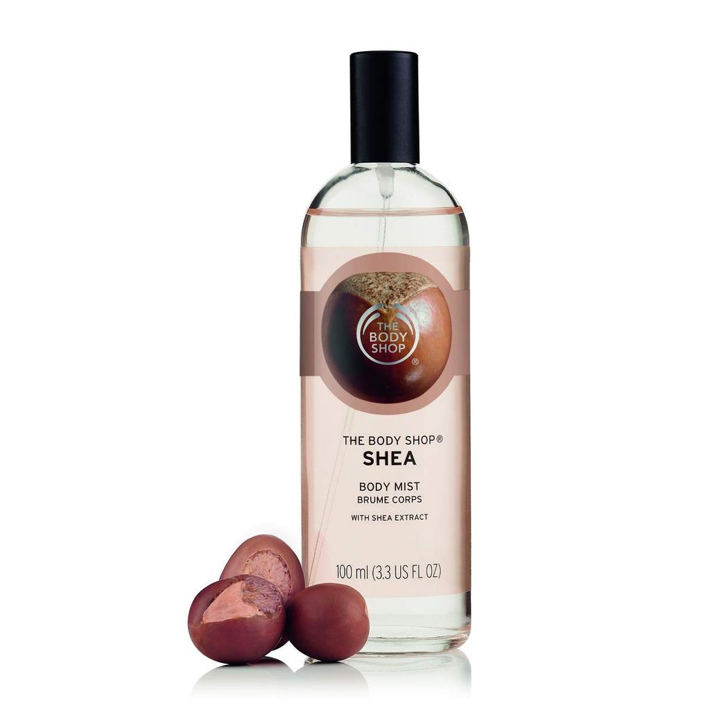 The Body Shop Shea Body Mist For Unisex 100 ml Pack Of 1 Fresh Long-Lasting Fragrance Spray