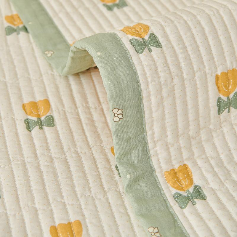 Korean-style Twill Pure Cotton Padded Non-slip Sofa Cushion, Cotton All-season Universal Washable Living Room Seat Cushion