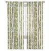 Bamboo Tulle Sheer Curtains for Living Room Decoration Curtain for the Room Bedroom Kitchen Voile Organza Curtains