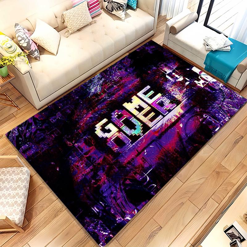 

Cartoon Game Gamer Zone Controller Logo Living Room Non-Slip Area Rug Soft Carpet for Bedroom Playroom Sofa,Home Decor Doormat 40x60cm