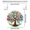 1pc Tree of Life Turtle Butterfly Dragonfly  Acrylic Home Wall Decoration Chain Pendant Pendant