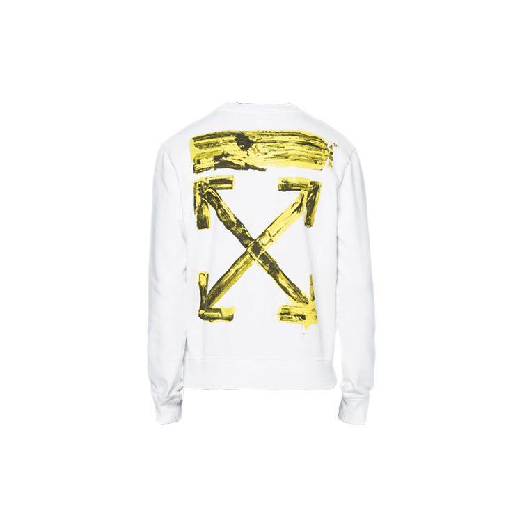 OFF WHITE Sweatshirt Men's White OMBA025F19E300100160