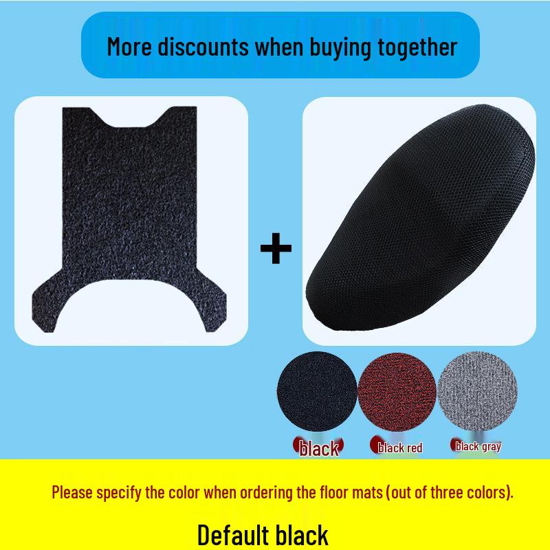 Durable Waterproof Anti-Slip Pedal Mats for Green Source F25 E-Bike/Scooter