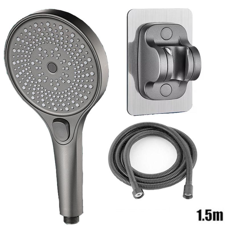 Showerhead Large Panel Replete for Shower Accessories Three Modes Shower Heads High Pressure Bathroom Showers Parts Fixture Home