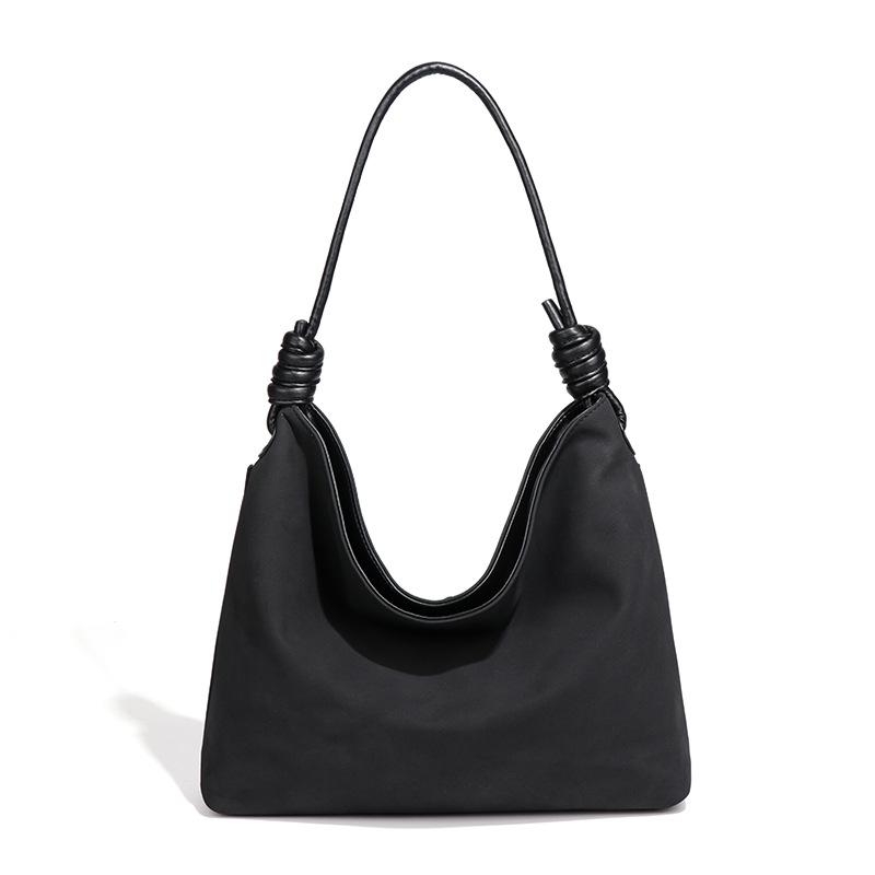 

Сумка-хобо под мышку в стиле old money с матовым эффектом, женская сумка-тоут большой вместимости, средневековая сумка, расслабленная сумка через плечо