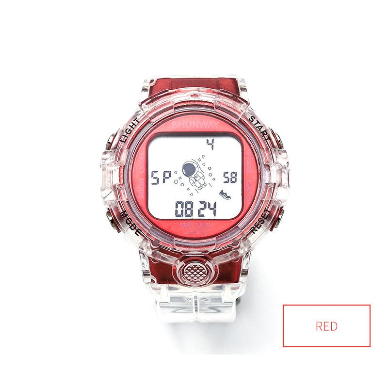 

UTHAI CE74 Fashion Children s Watch Astronaut Swimming Bathing Night Light Electronic Watch Male and Female Student Watch