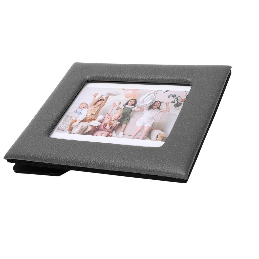 Fotorahmen passend für   Breiter Film PU-Leder Tischaufsteller Bilderrahmen für Schlafzimmer Wohnzimmer Bücherregal