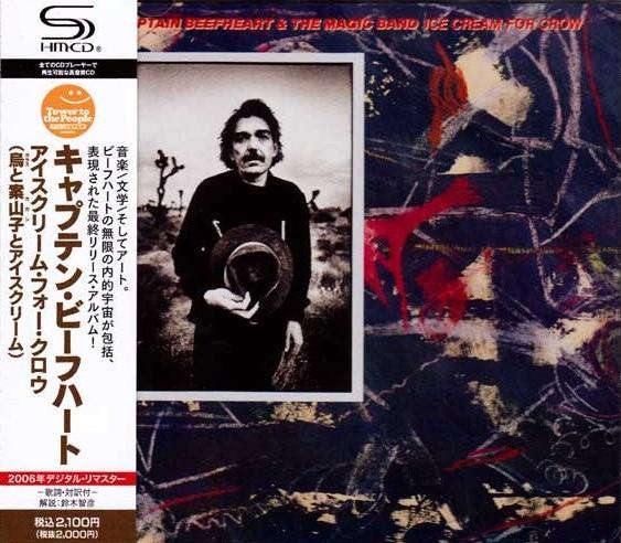 CD CAPTAIN BEEFHEART THE MAGIC BAND Ice Cream for Crow QIAG70021 TOWER TO THE PE 2011 Japan ObiRock Used
