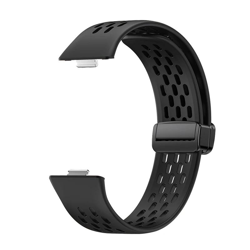 Magnetic Silicone Strap for Huawei Watch Fit 4 Fit 3 Sport Bracelet Wristband for Huawei Watch Fit 4 Pro Correa Belt Accessories
