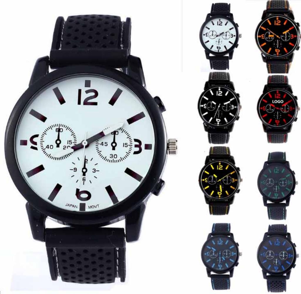 Men's Waterproof Luminous Running Alarm Clock Watch