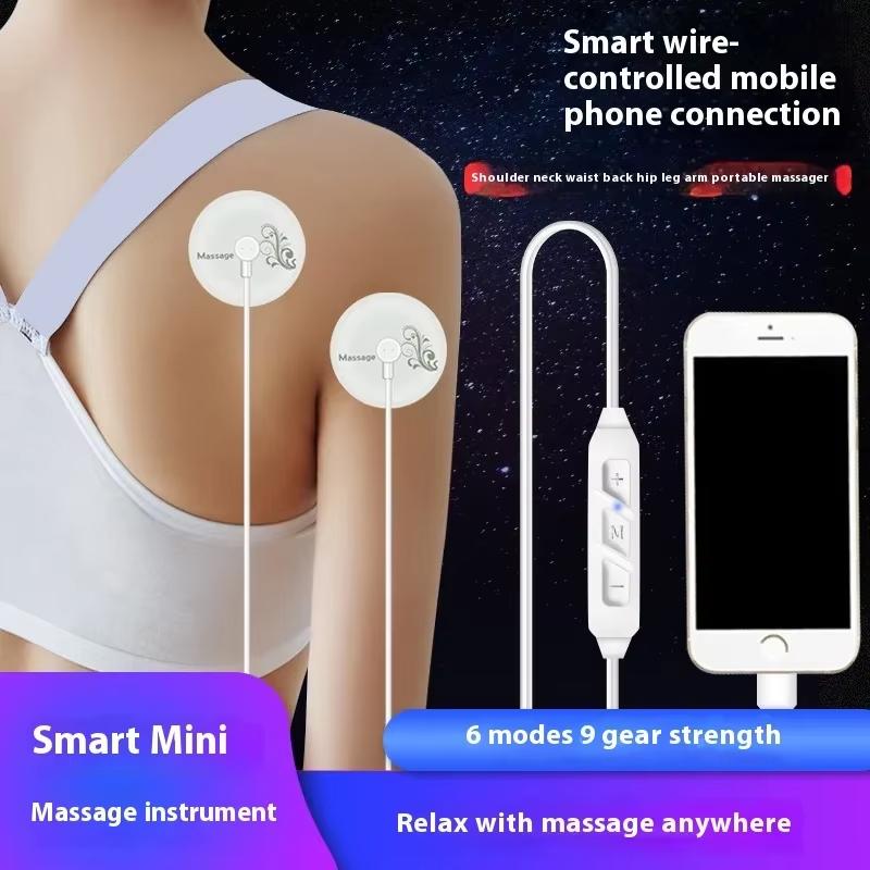 Mini Portable Cervical & Shoulder Massager - Wired Acupoint, Pulse, Whole Body Use