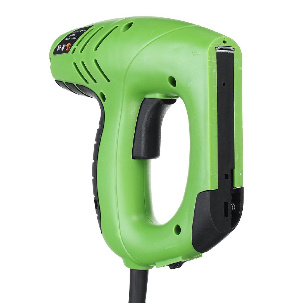 Grapadora Eléctrica Multifuncional Clavo Recto 10-14mm/Clavos Código 6-14mm Doble Uso Pistolas de Clavos para Carpintería