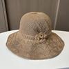 French Style Straw Sun Hat Sweet Seaside Beach Cap Fashion Sun Protection Cap  Spring Summer