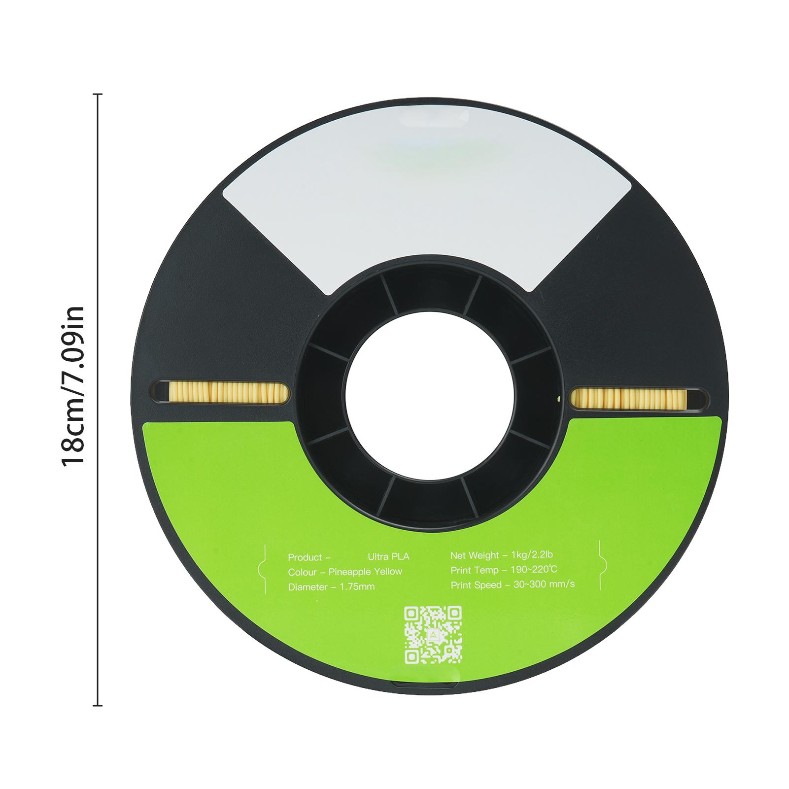 

Ультра PLA филамент 1,75 мм PLA филамент для 3D-принтера Высокая скорость 30 300 мм/с Точность размеров + 0,02 мм, катушка 1 кг Pineapple Yellow