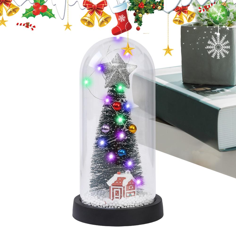 Christmas Tree Nightlight Christmas Tree Glowing Night Light With Acrylic Cover Artificial Christmas Tree Christmas Decor