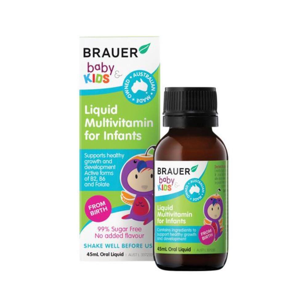 

Brauer Baby & Kids Liquid Multivitamin for Infants Oral Liquid 45ml