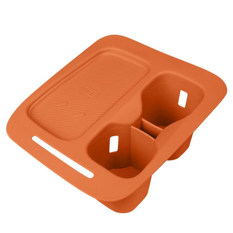 For Leapmotor C10 C16 Car Wireless Charging Water Cup Pad Silicone Central Control Anti-slip Anti-bump Armrest Box Pad Storage