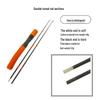 Two-Section Carbon Ice Fishing Rod, Dual Soft/Hard Adjustability, Portable Winter Design
