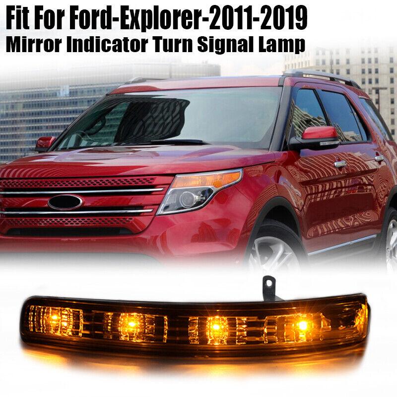 1x Right Side Fits 11-19 Ford Explorer LED Side Mirror Light Turn Signal Blinker