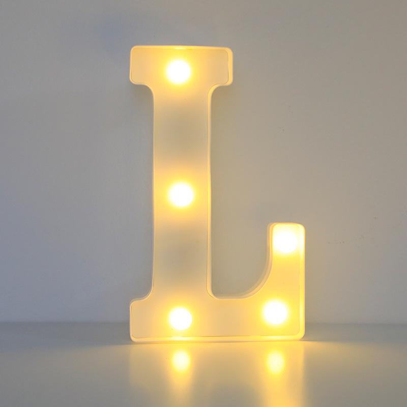 Romantic Letter & Number Lamp - Birthday Proposal Surprise Scene Decoration