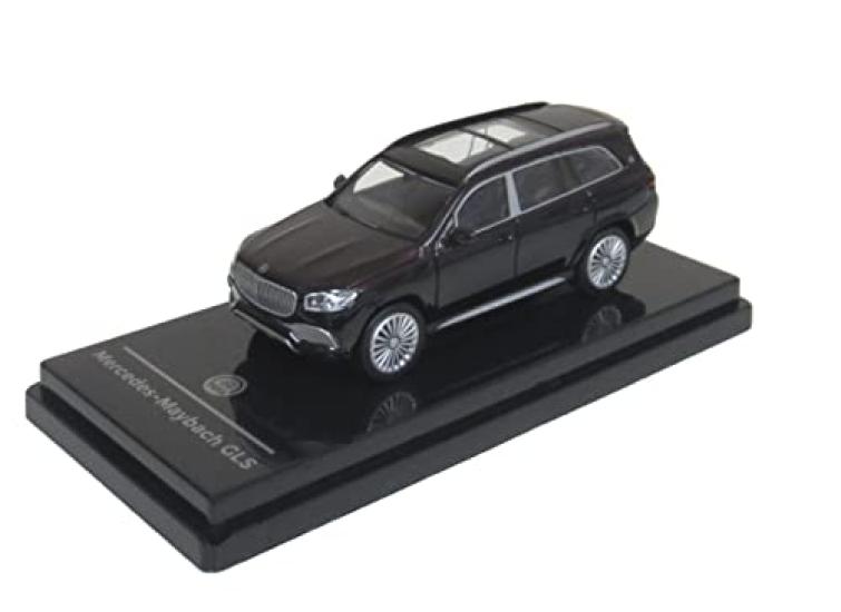 PARAGON scale GLS 600 in Obsidian Light Red 1/64 Mercedes-Maybach Black/Ruby (RHD)