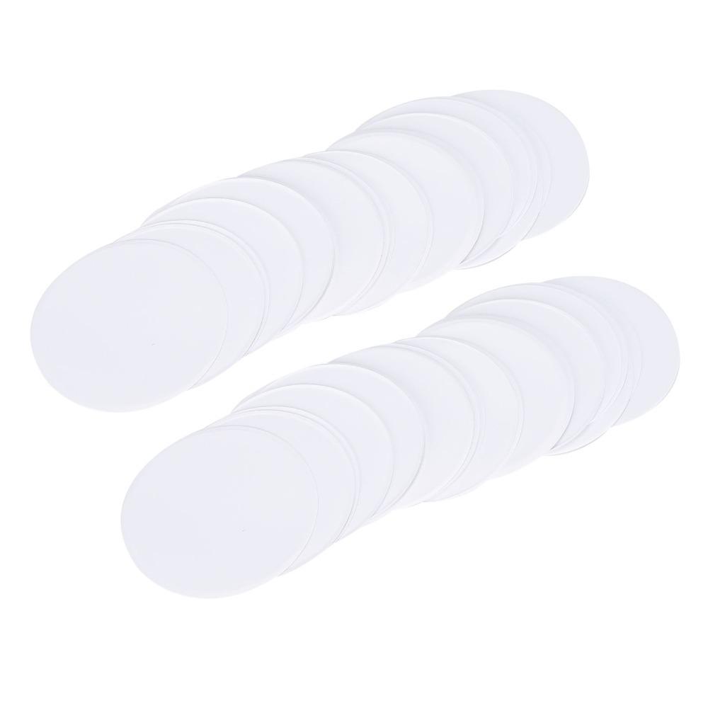 100pcs Buttons & Badges 44MM DIY Badge Papers White Paper Small Round Badge Paper Circle Badge Making Paper Paper Craft
