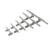 Boat Cleat Open Base 4/5/6//8/10/12 Inch Dock Cleat 316 Stainless Steel Marine Grade Boats Hollow Base Cleats