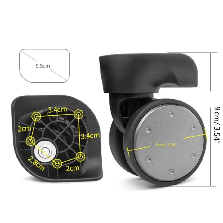 Replacement Luggage Box Wheels 360 Degree Spinner Repair Kit Heavy Duty Wheels